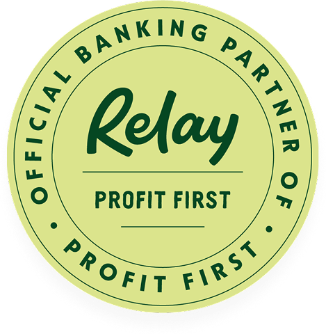 Relay, Official banking partner of Profit First